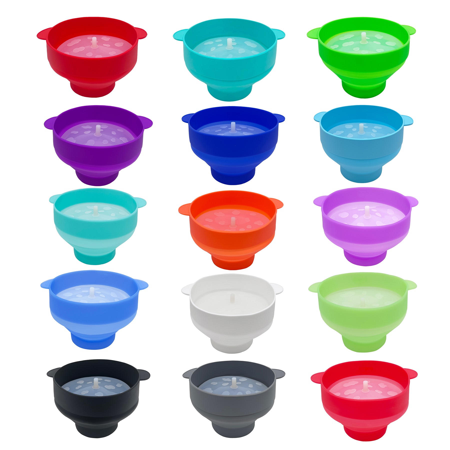 Silicone Popcorn Bowl With Lid 2