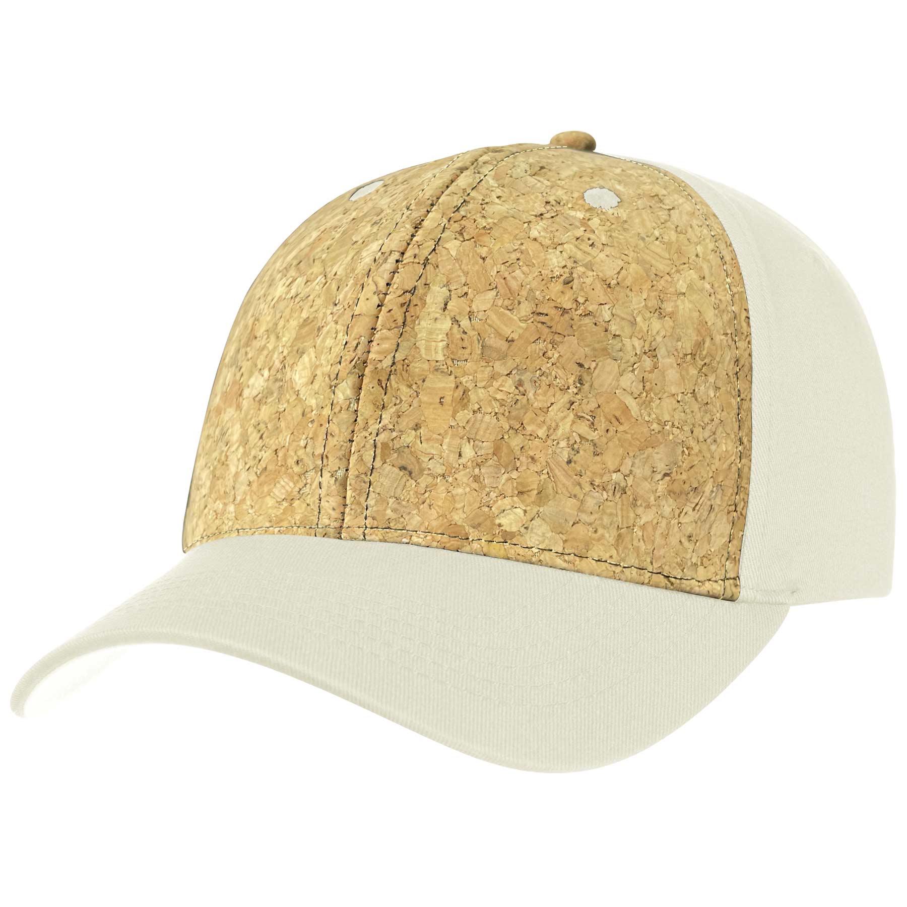 Two Tone 6 Panel Cork Trucker Baseball Cap 8