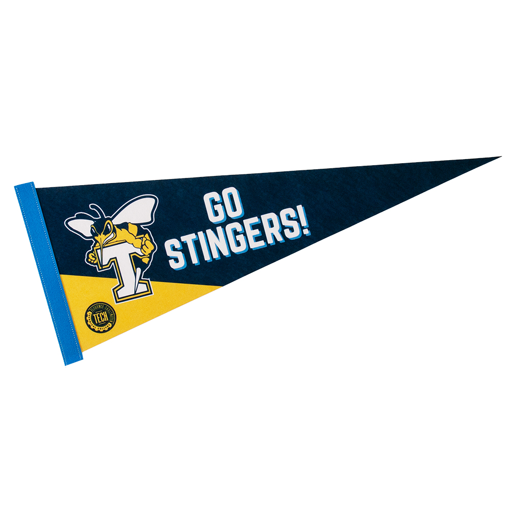 9" x 24" Full Color Felt Pennant 10
