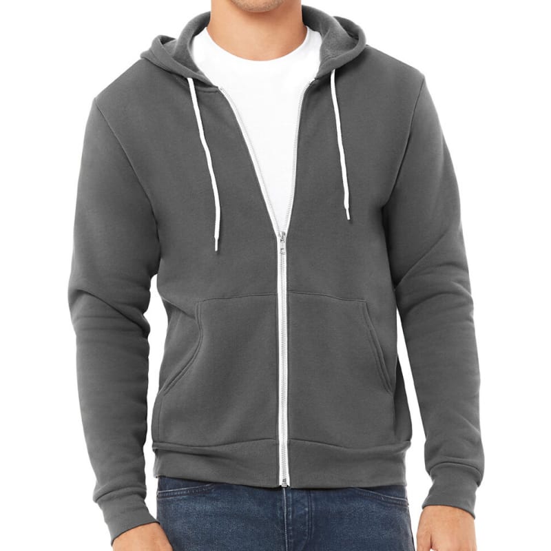 Bella Unisex Poly-Cotton Fleece Full-Zip Hoodie 16