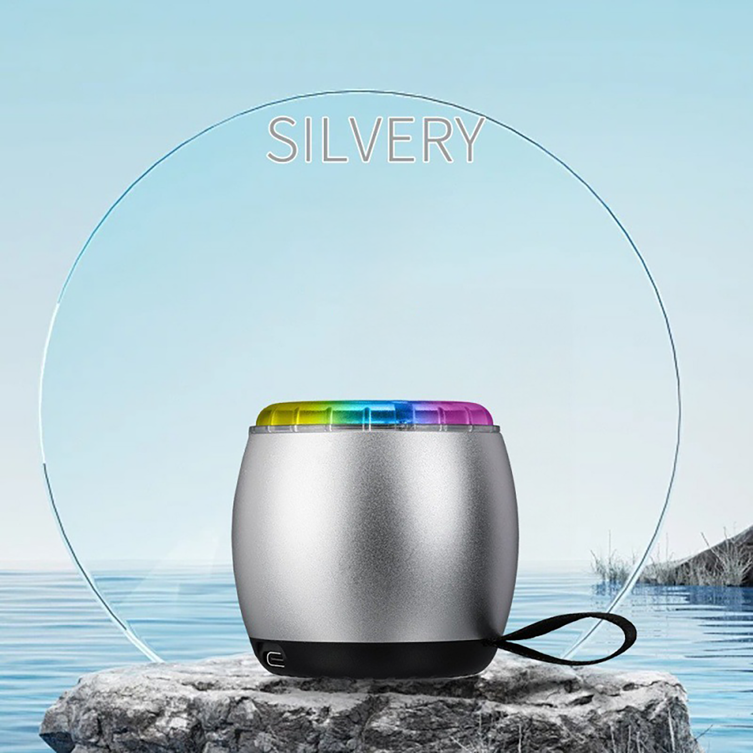 Mini TWS Bluetooth Speaker with Colorful Lights 5