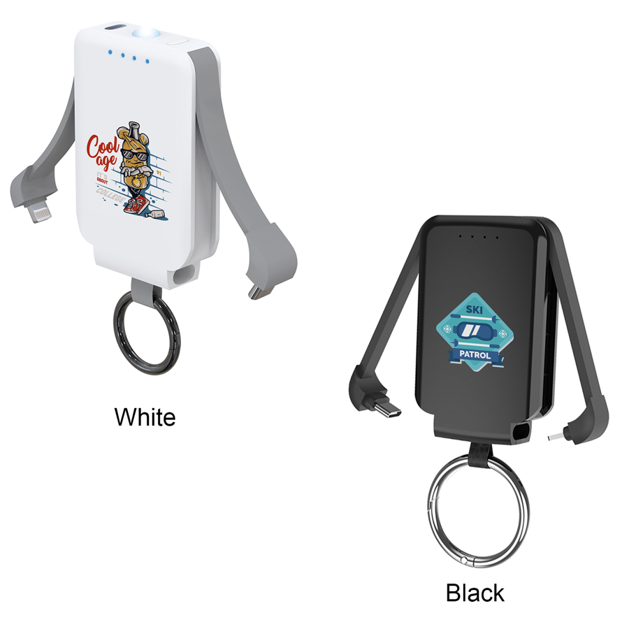 Power Bank w/ Keychain and Flashlight 6