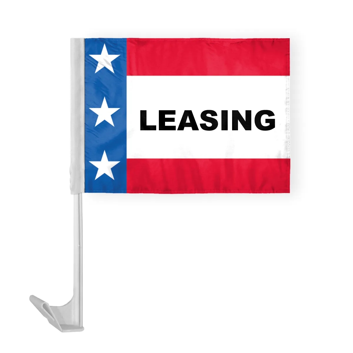 12" x 16" Patriotic Message Car Flag - ePoly 13