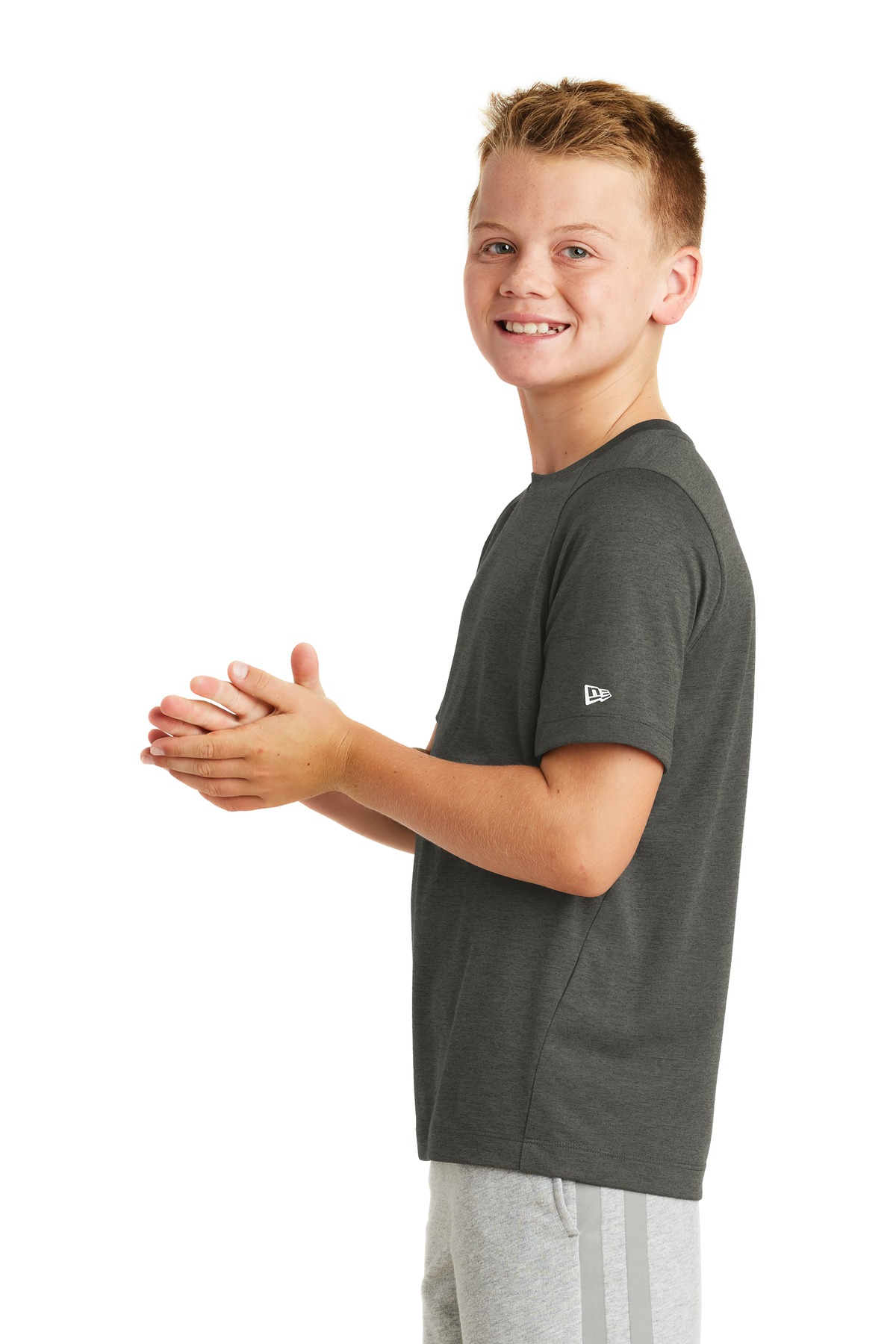 New Era Youth Series Performance Crew Tee. YNEA200 2