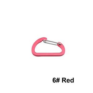 Durable #5 Flat Carabiner Lightweight Aluminum Alloy Clip, promotional tool with logo imprint 12