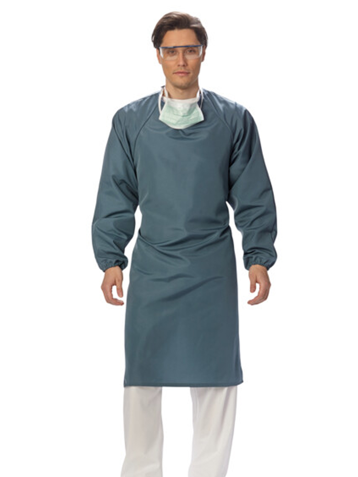 Fashion Seal Reusable Protective Apparel - Unisex Pocketless PFAS-Free Apron Gown 1