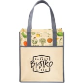Big Grocery Vintage Laminated Non-Woven Tote 22