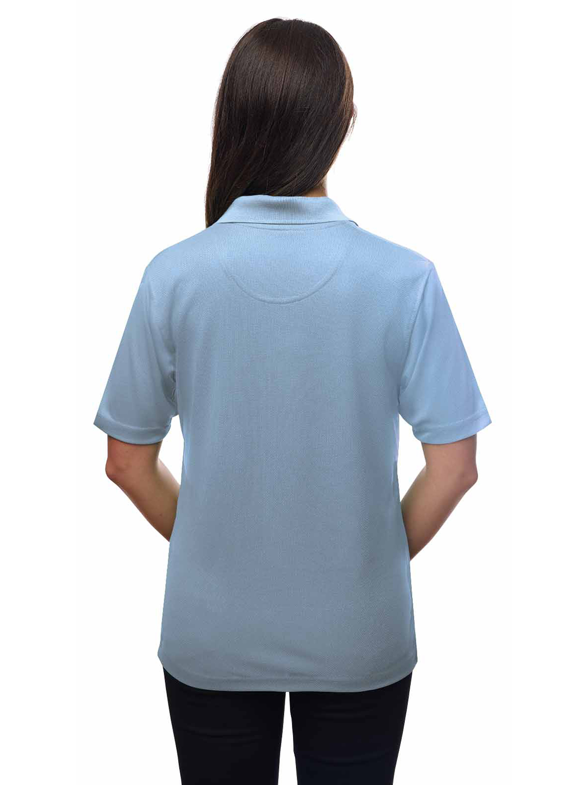 Blue Generation - Women's Pocketless Wicking V-Neck Polo 1
