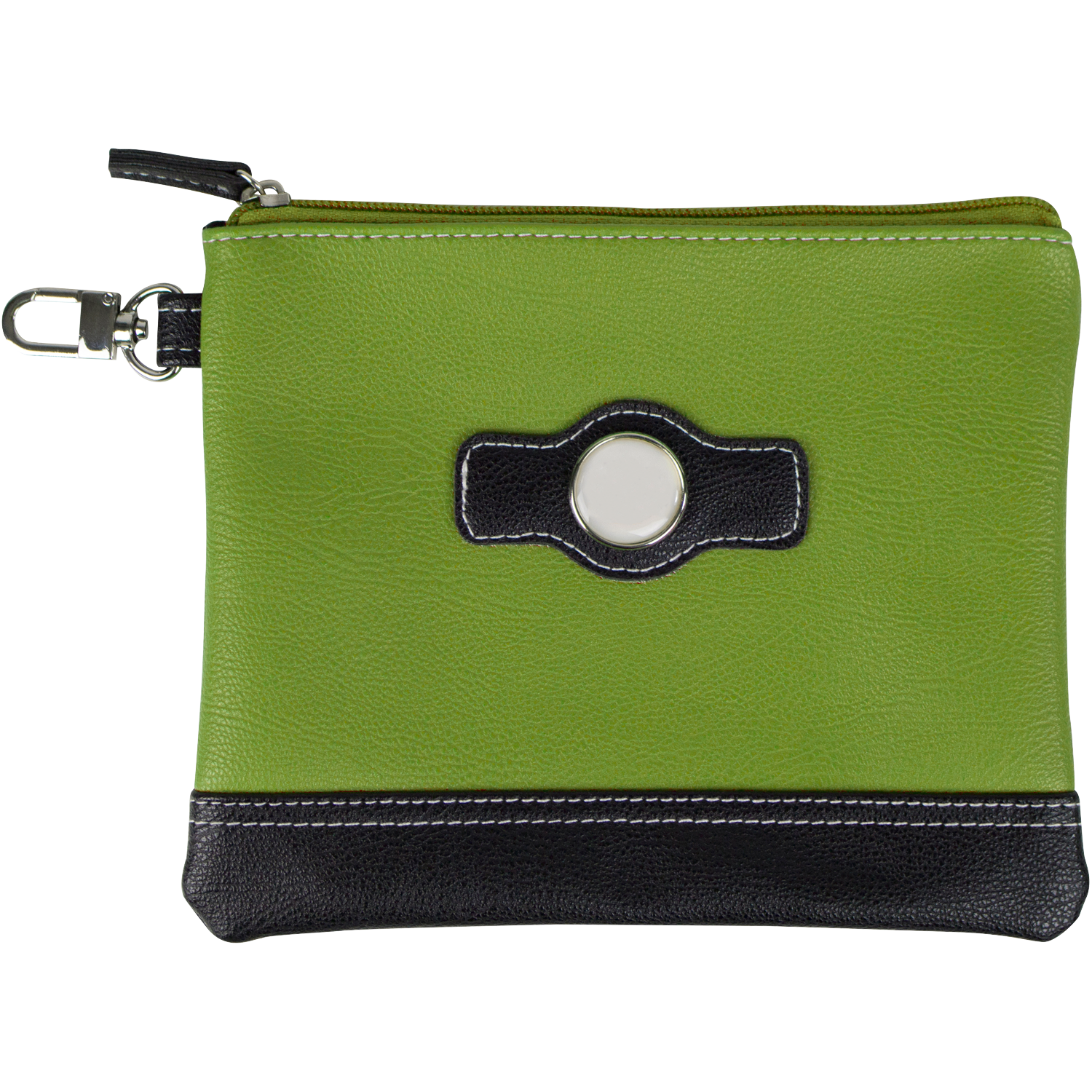 Two Tone Zipper Valuables Pouch 5