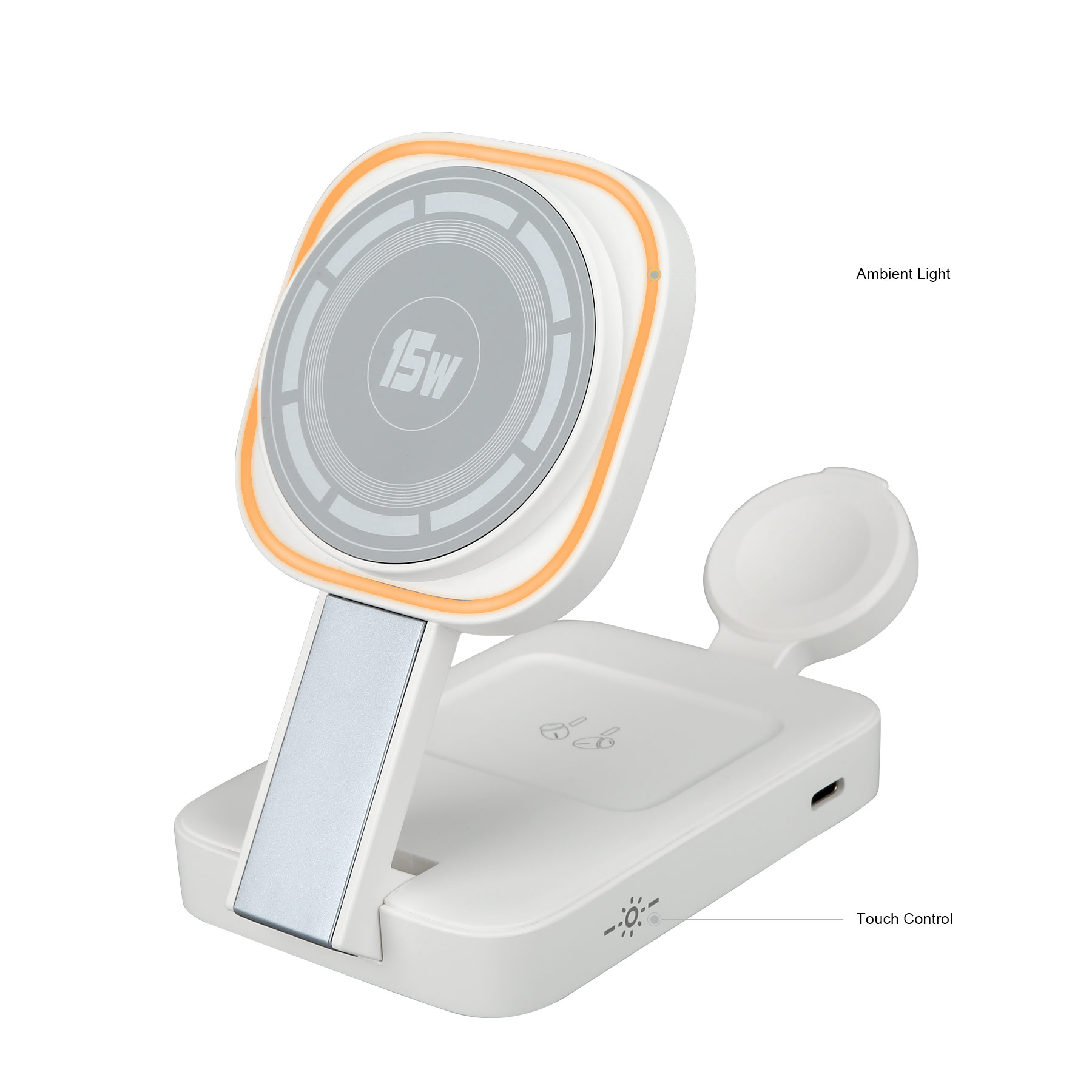 QiGlow 4-In-1 Charging Station 1