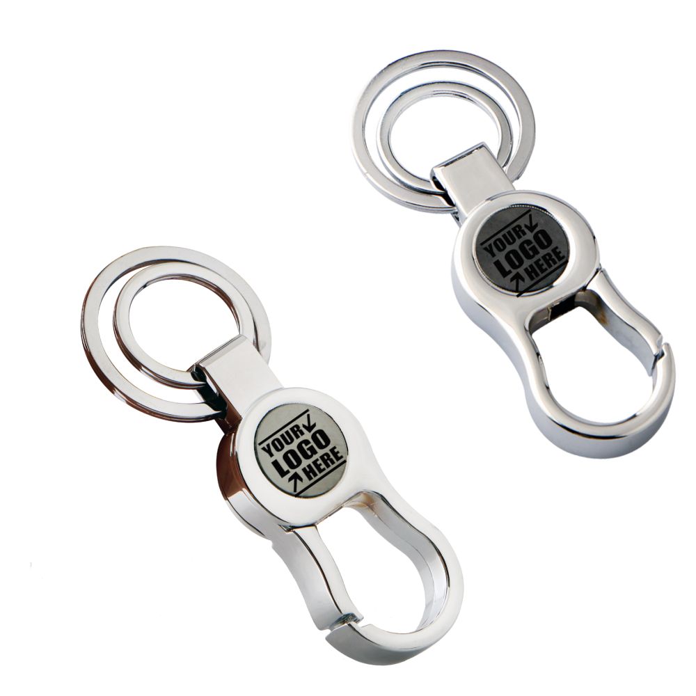 Double Ring Metal Buckle Key Chain 3