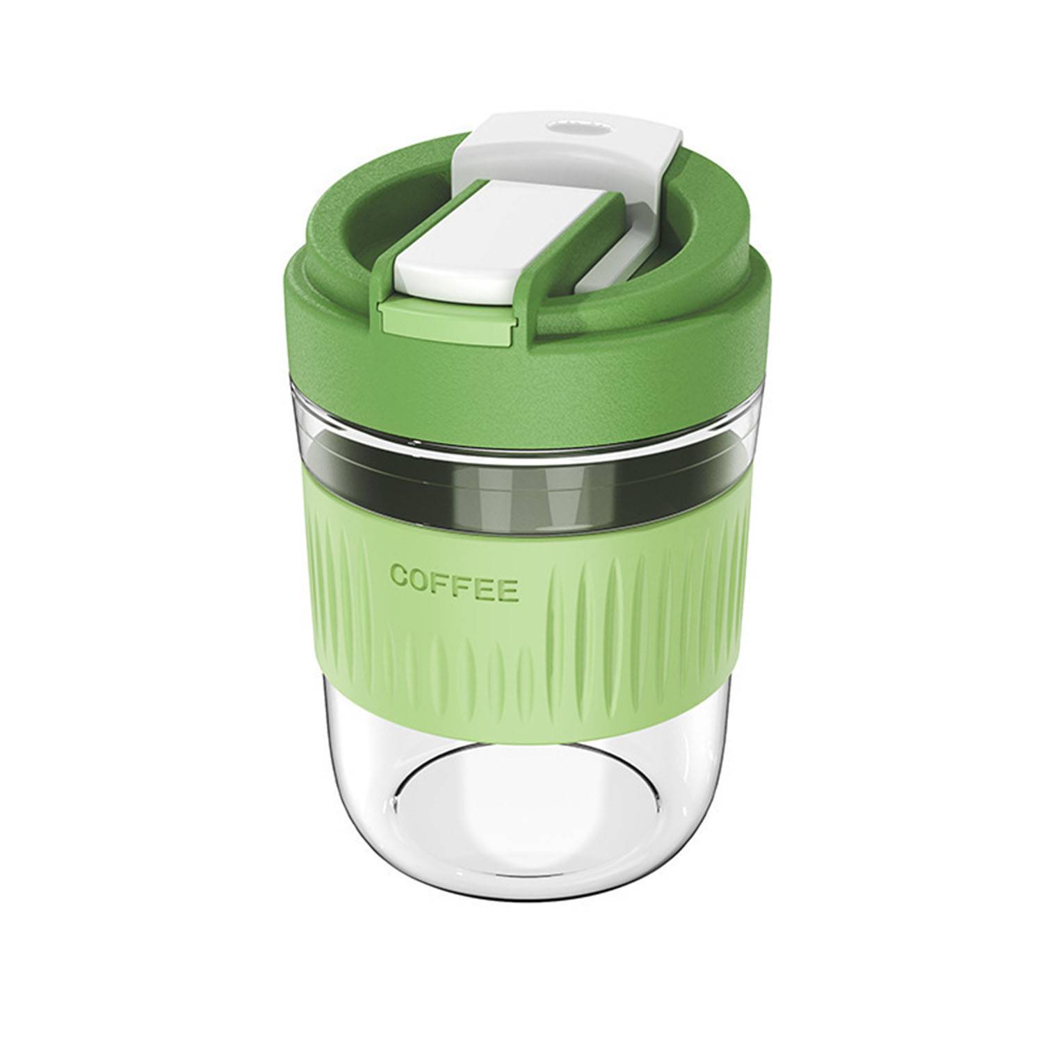 14/19.3oz Hot proof coffee glass cup with straw 4