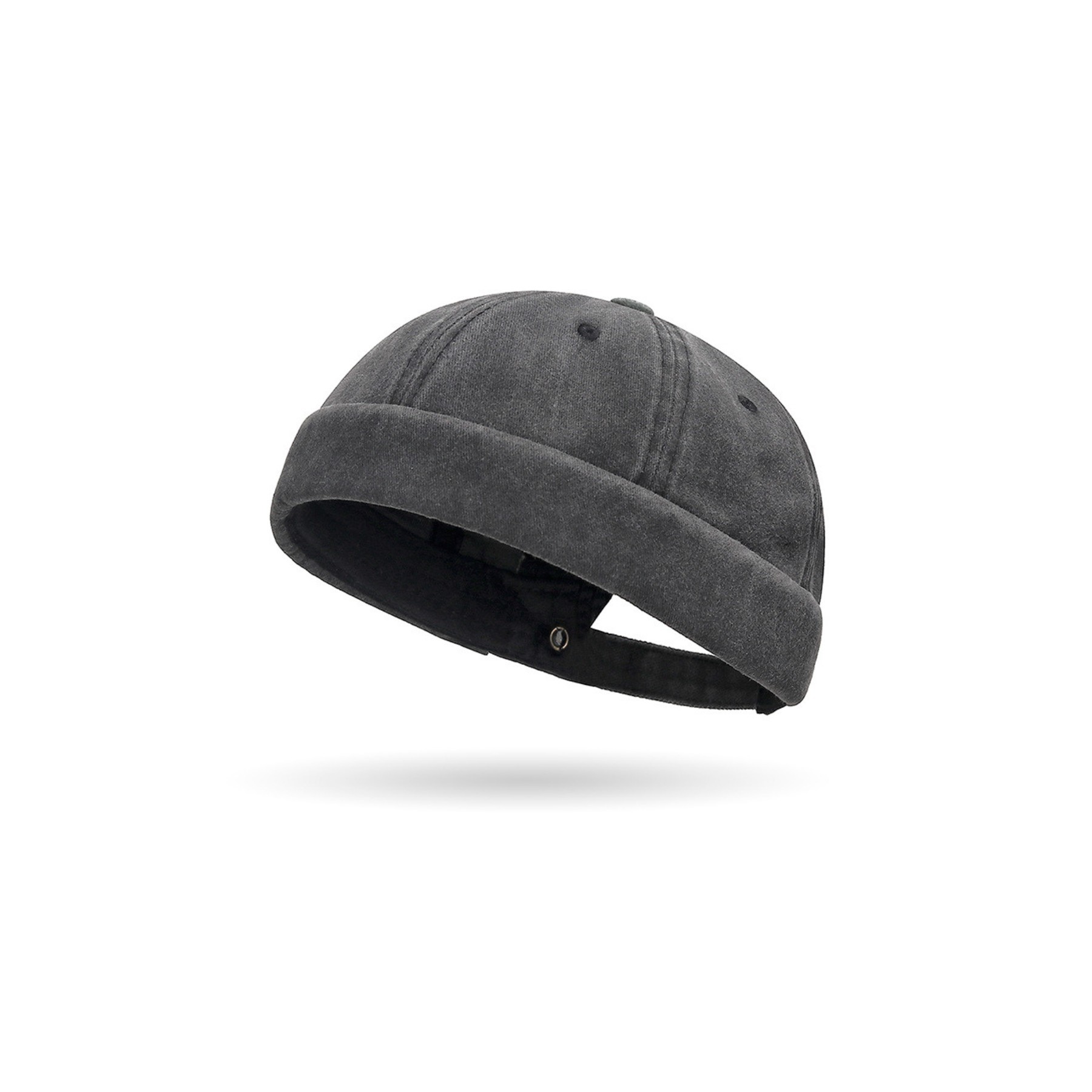 Washed Cotton Brimless Hat 7