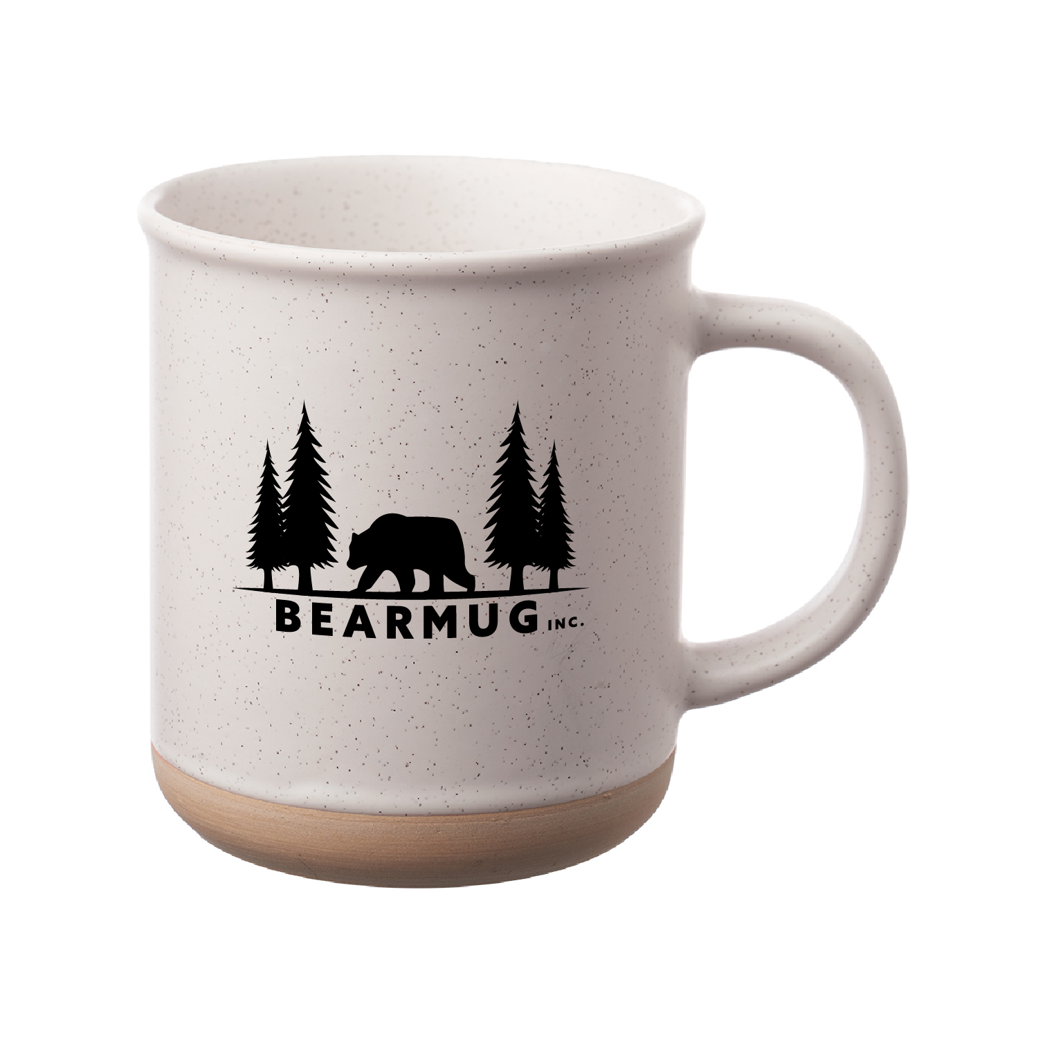 13.5 oz. Speckled Clay Coffee Mug (Full Color Imprint) 3