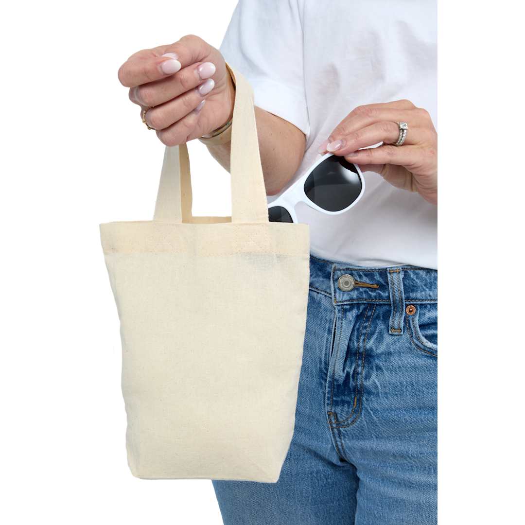 Mini 4oz Organic Cotton Tote 21