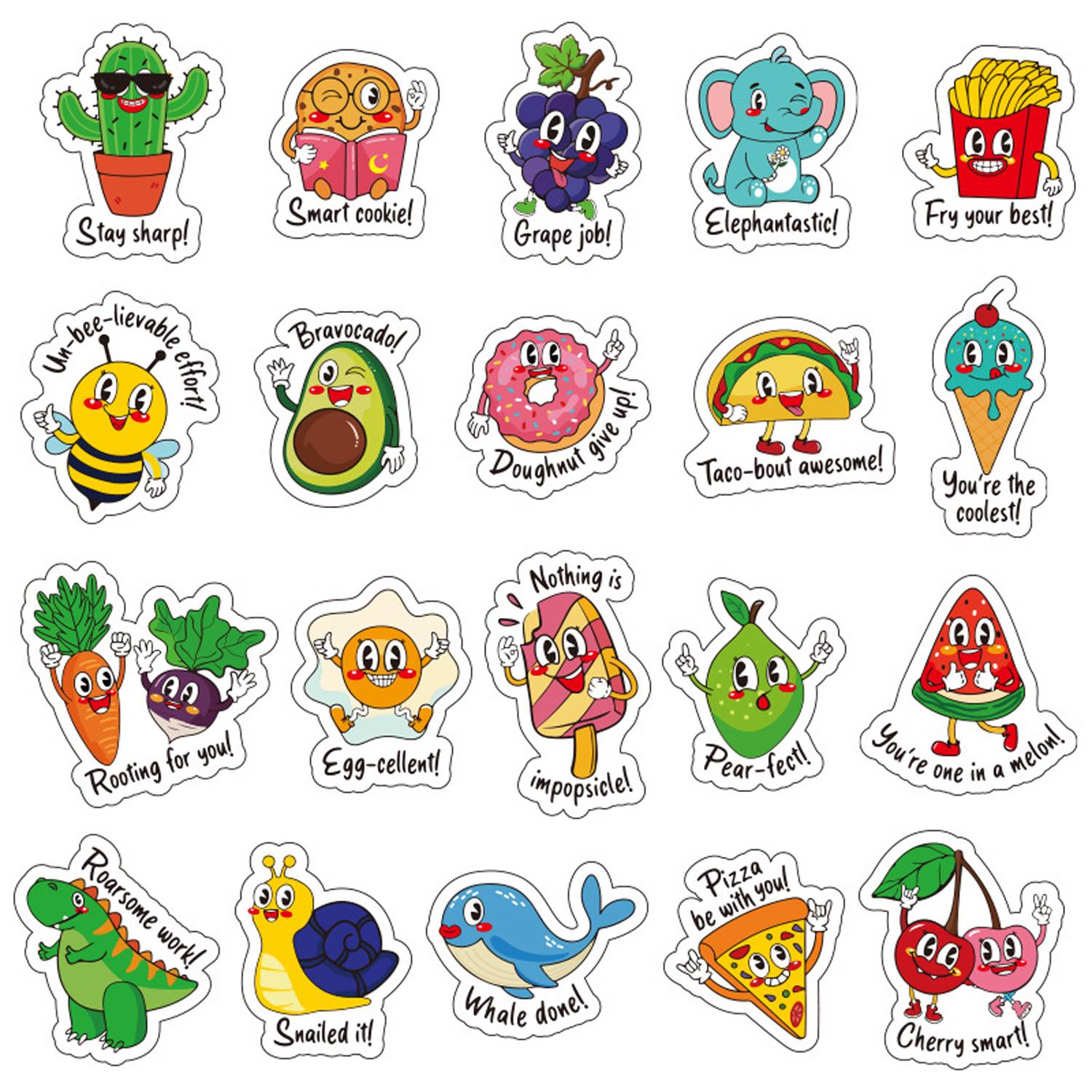 Waterproof Cartoon Stickers for Kids Classroom 4