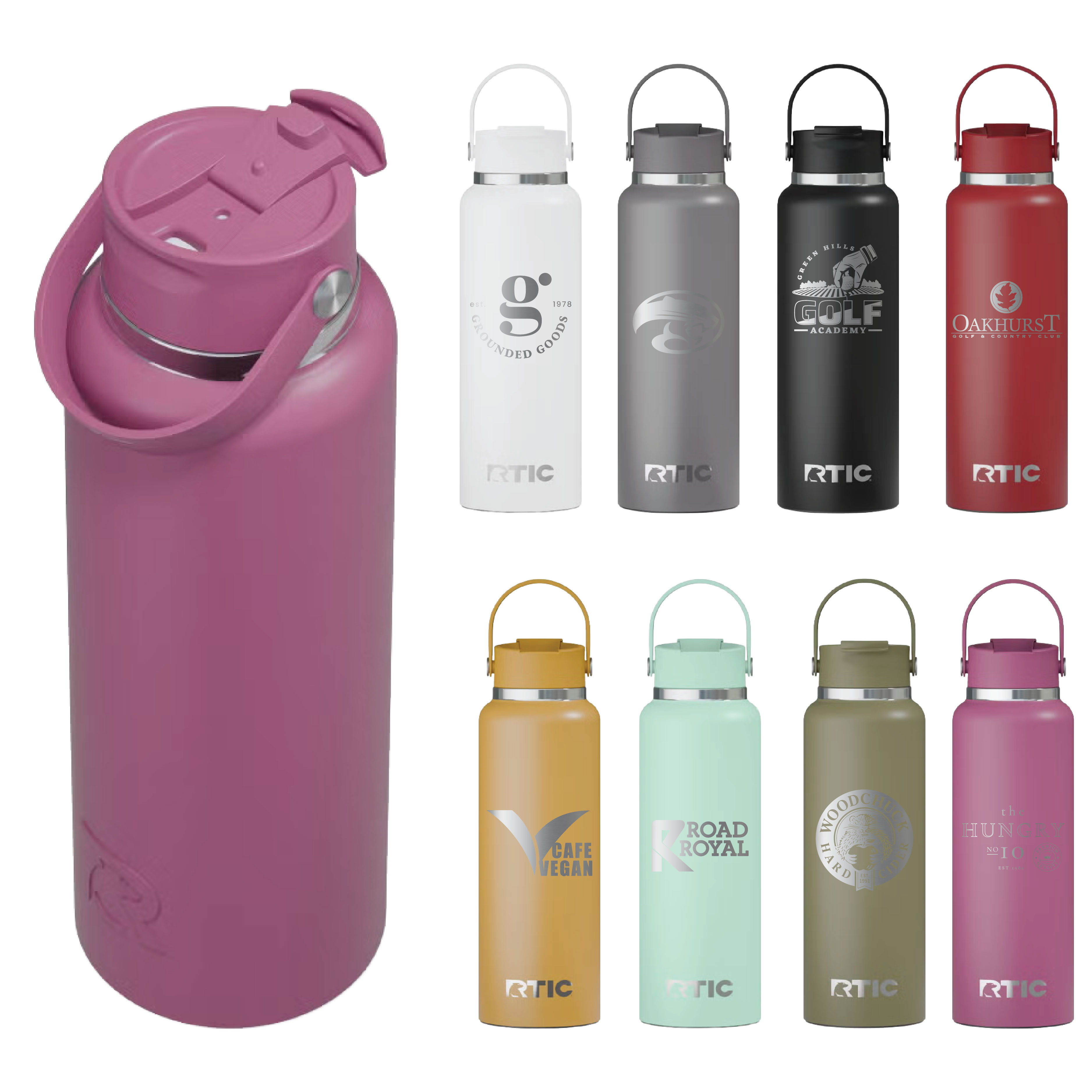 RTIC 40oz Ceramic Lined Stainless Steel Outback Bottles 3