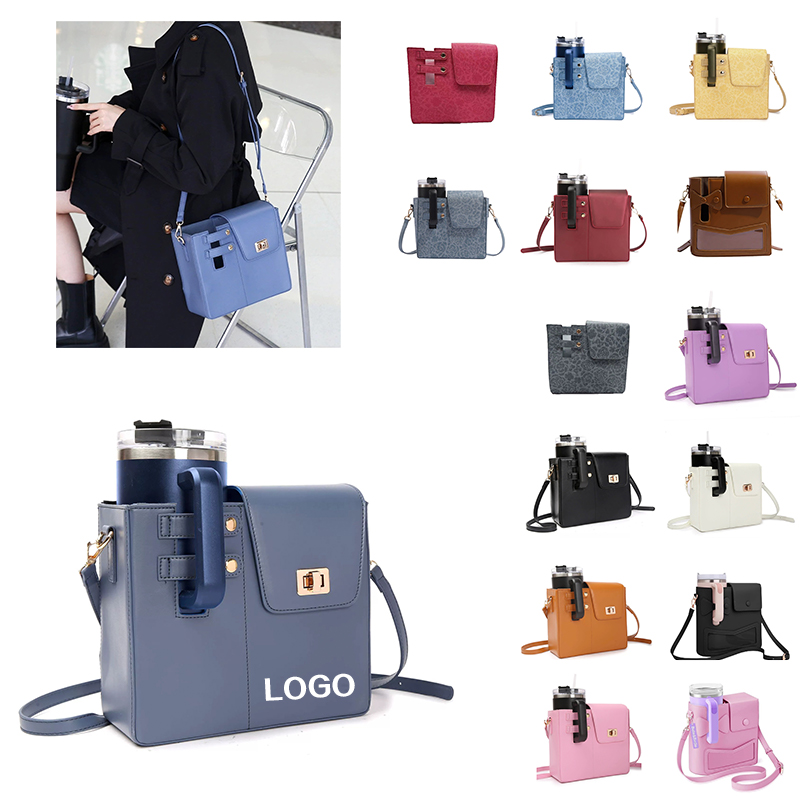 Crossbody Case with Sports Water Bottle Holder 16