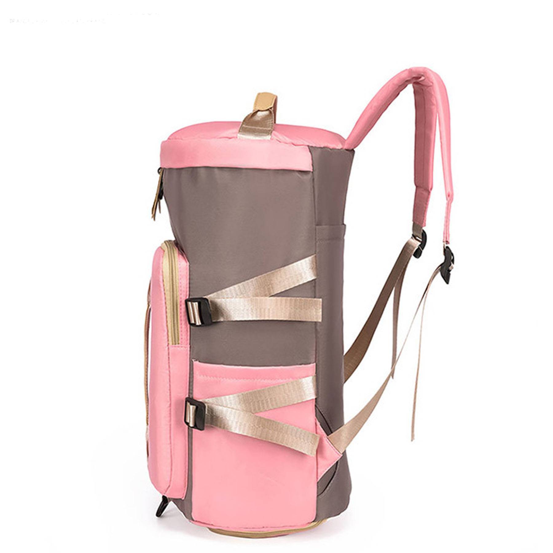 Sports Duffle Backpack with Shoe Compartment for Women 8