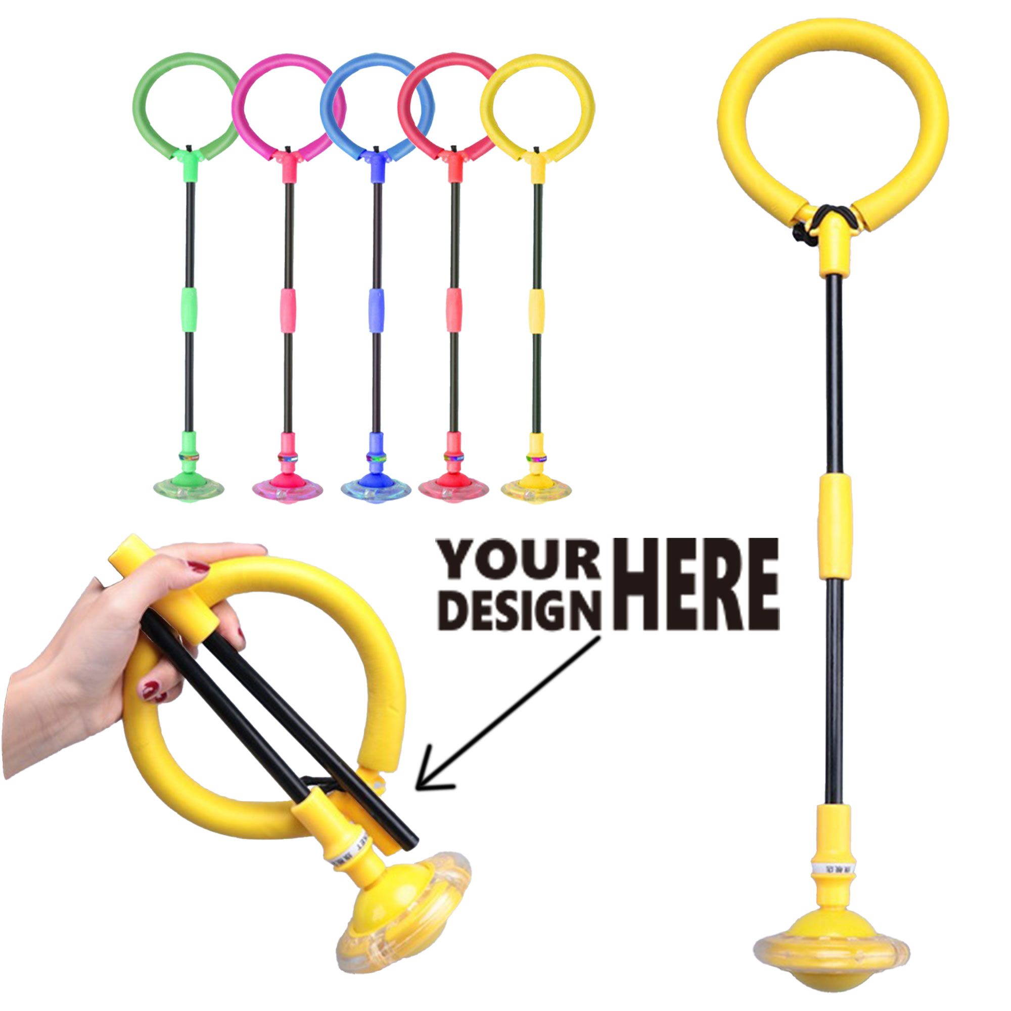 Elastic Fitness Jump Ring Foot Loop Bounce Ball 2