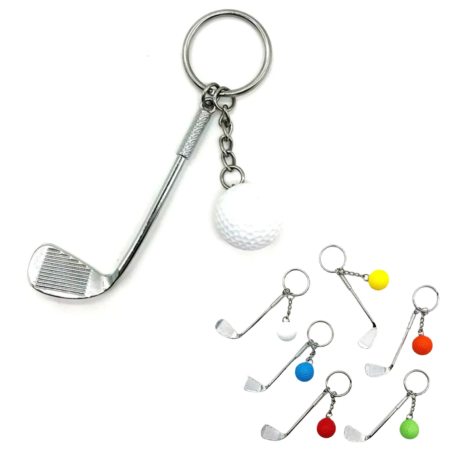 Golf Clubs Keychain 1