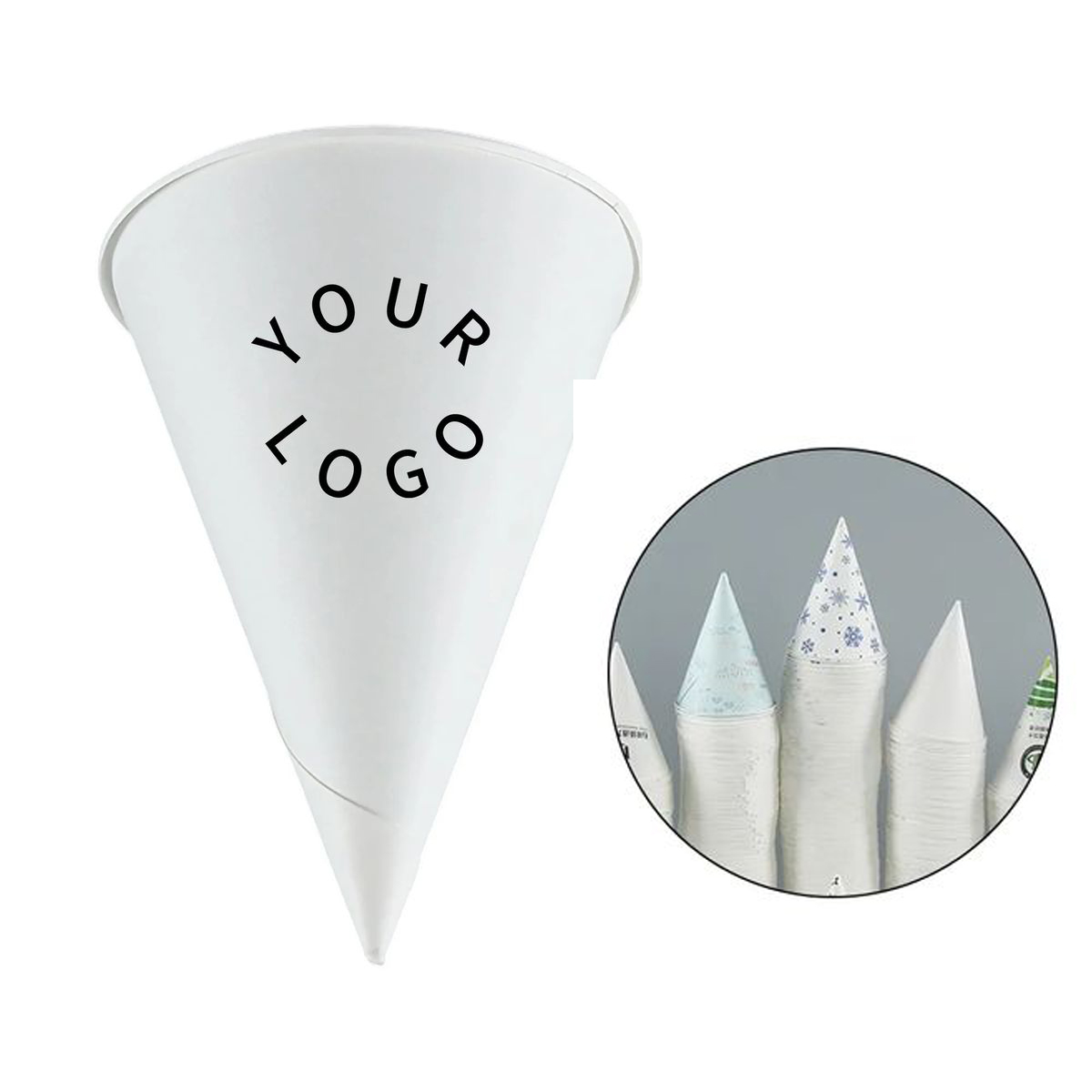 Eco Friendly Snow Cone Cups for Events 6oz 2