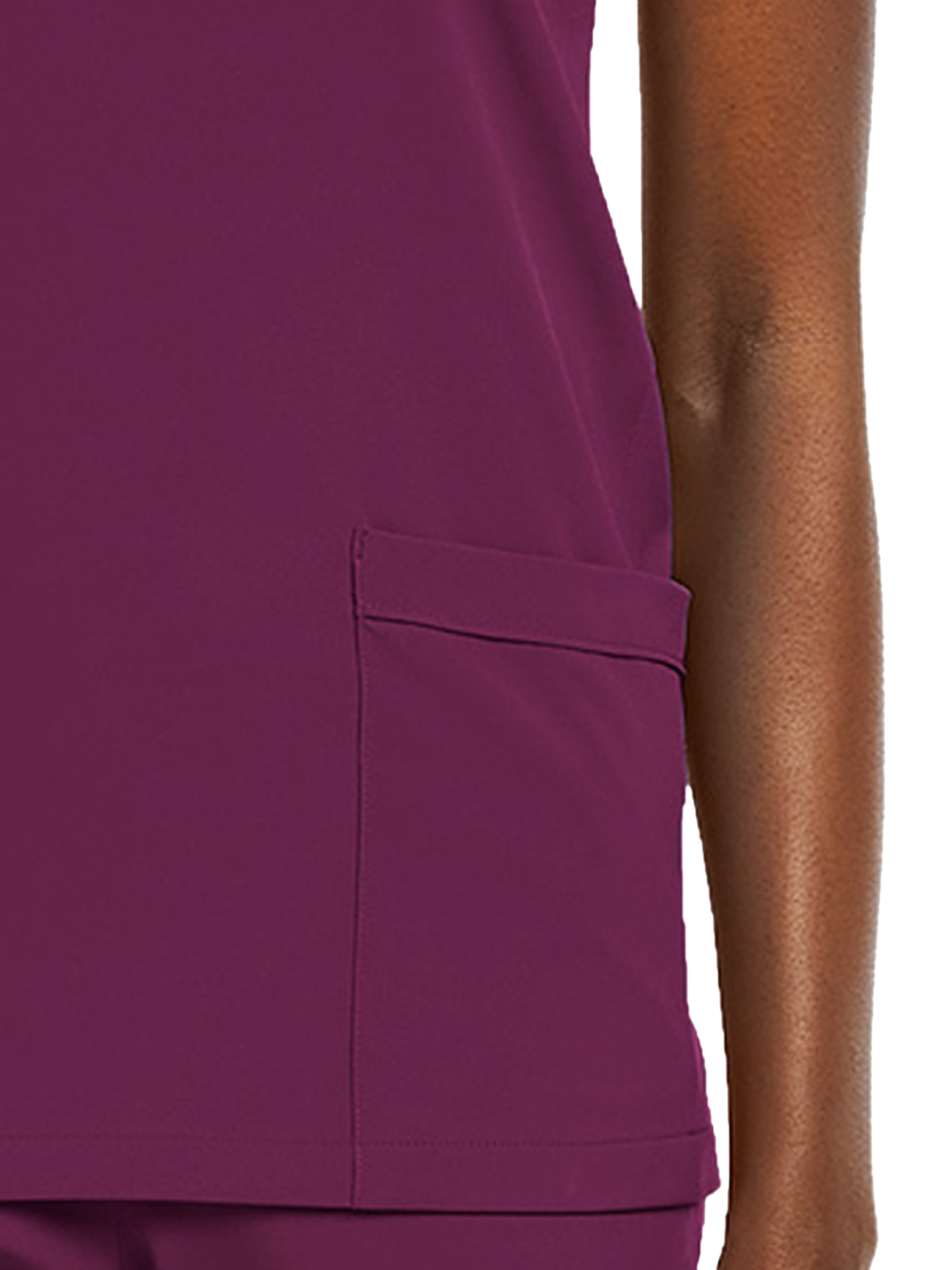 ScrubJoy Originals - Women's Fitted Two-Pocket V-Neck Top 2