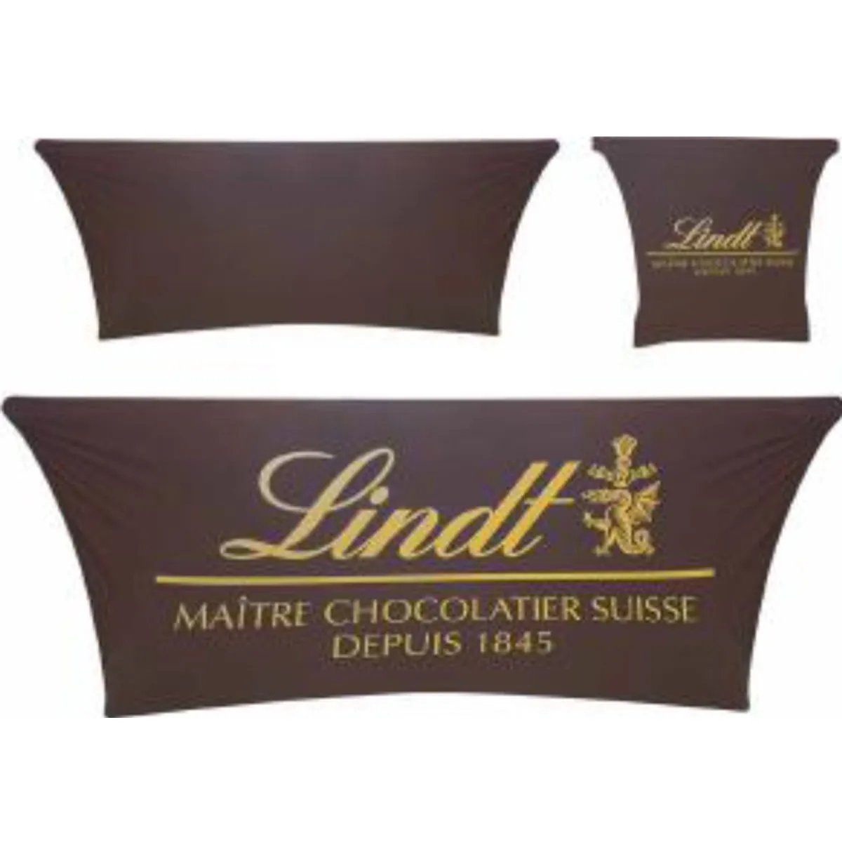Sublimated 6' Stretch Fit Table Throw 1