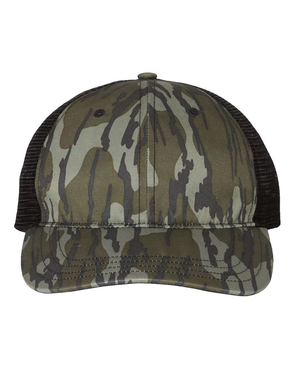 Garment Washed Printed Trucker Cap - 111P 10