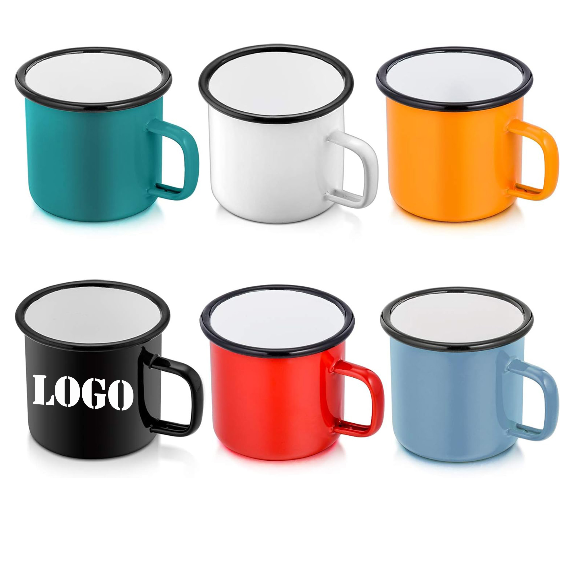 12 OZ Enamel Campfire Mugs 1