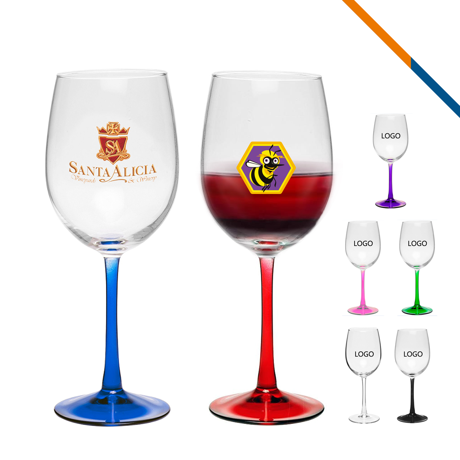 Edwina White Wine Glasses - 16 OZ. 4