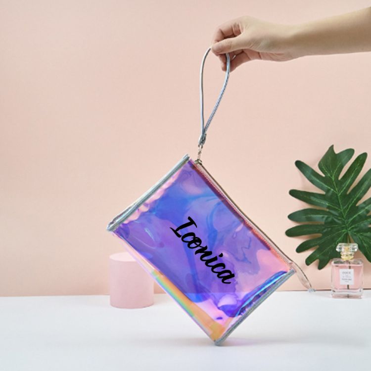 Laser PVC Cosmetic Bag with Zipper 2