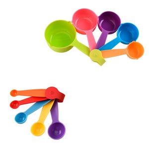 Assorted 5 In 1 Plastic Measuring Cup With Dual Pourers And Volume Marks 9