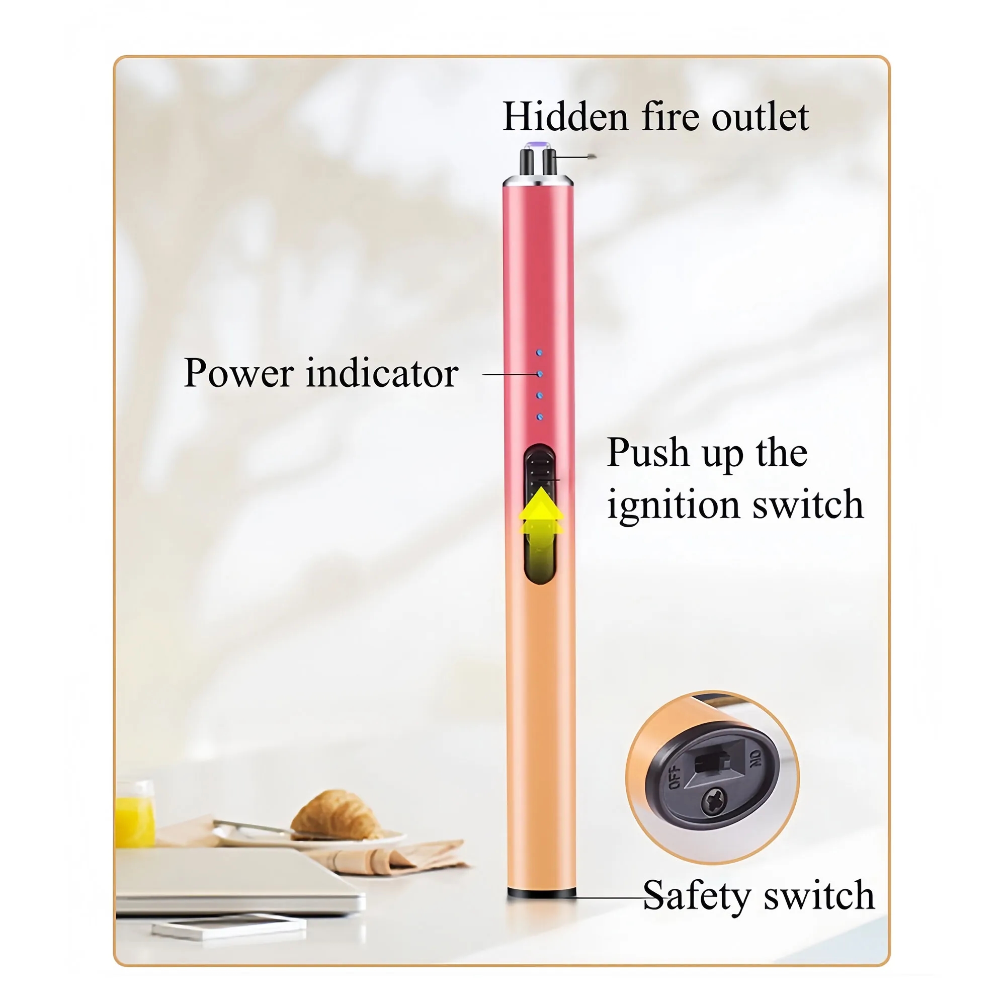 Premium Pulse Candle Lighter With Type-C Fast Charging 4