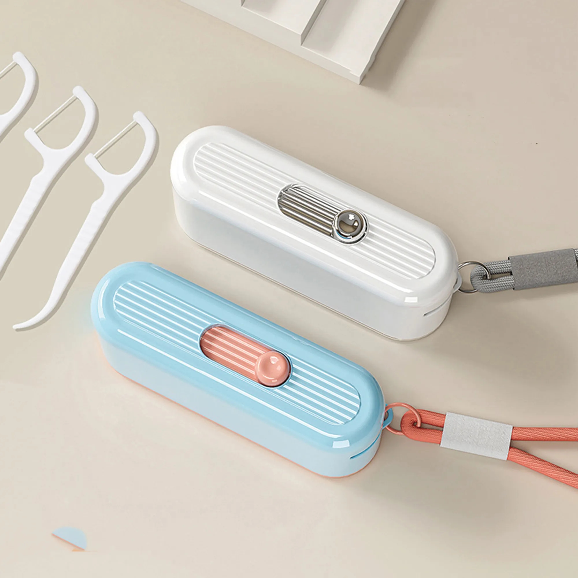 Compact Auto-Dispensing Dental Floss Holder 3