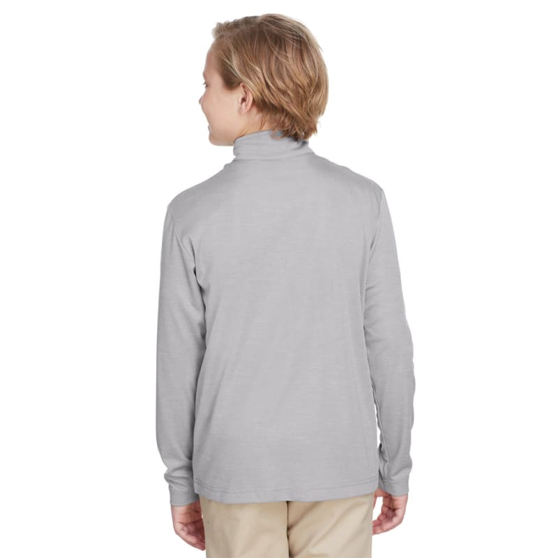 Team 365 Youth Zone Sonic Heather Performance Quarter-Zip 6