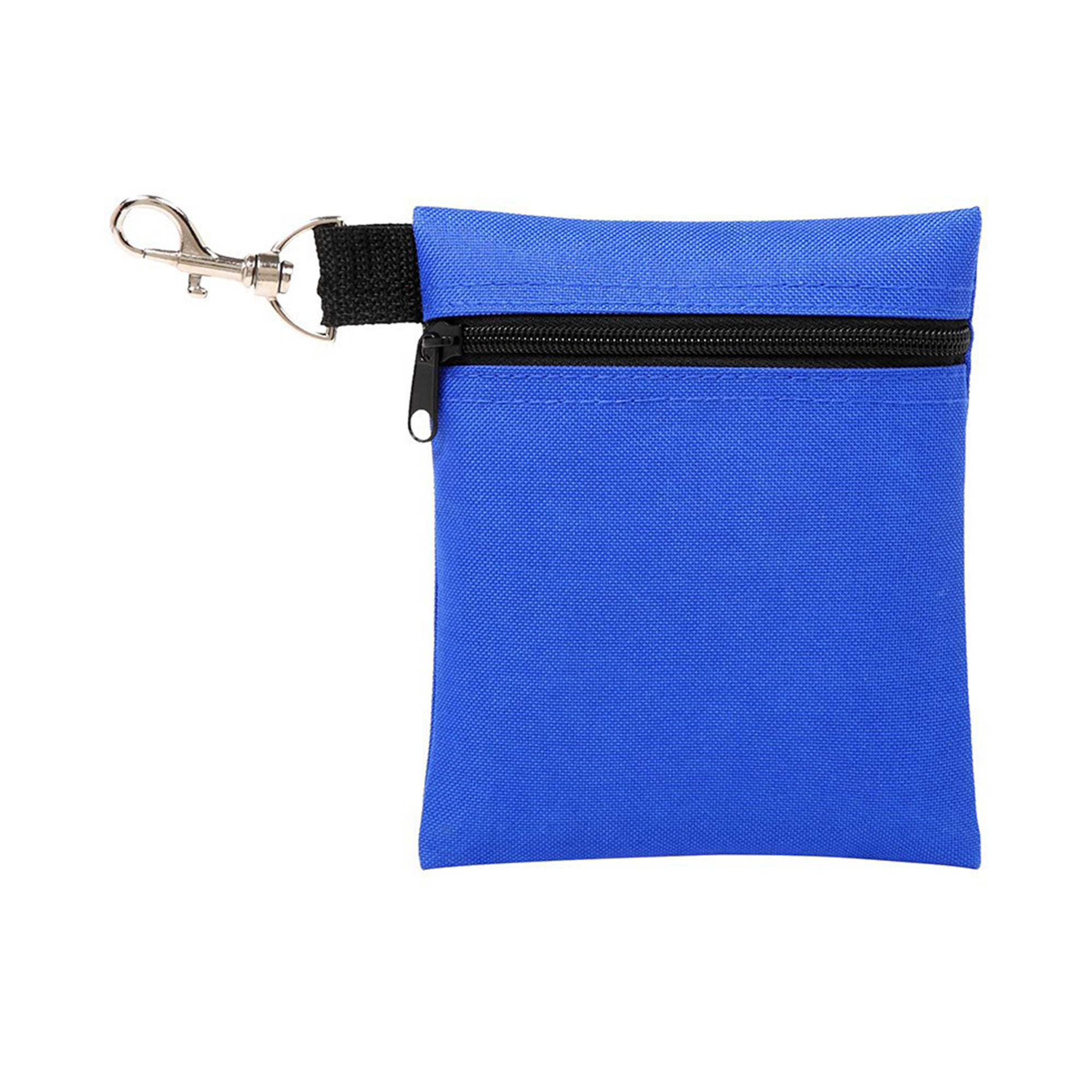 Polyester Zipper Golf Ball Pouch With Swivel Clip 8