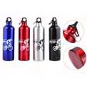Aluminum Sports Bottle with Carabiner, custom water bottle with logo imprint 2