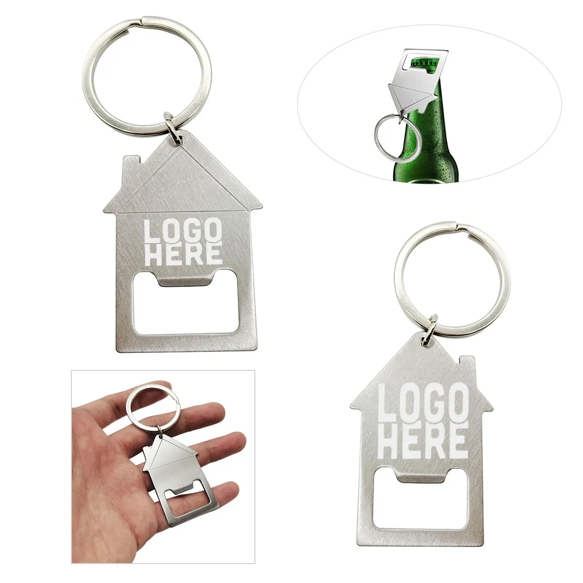 House Shaped Bottle Opener Key Holder 2