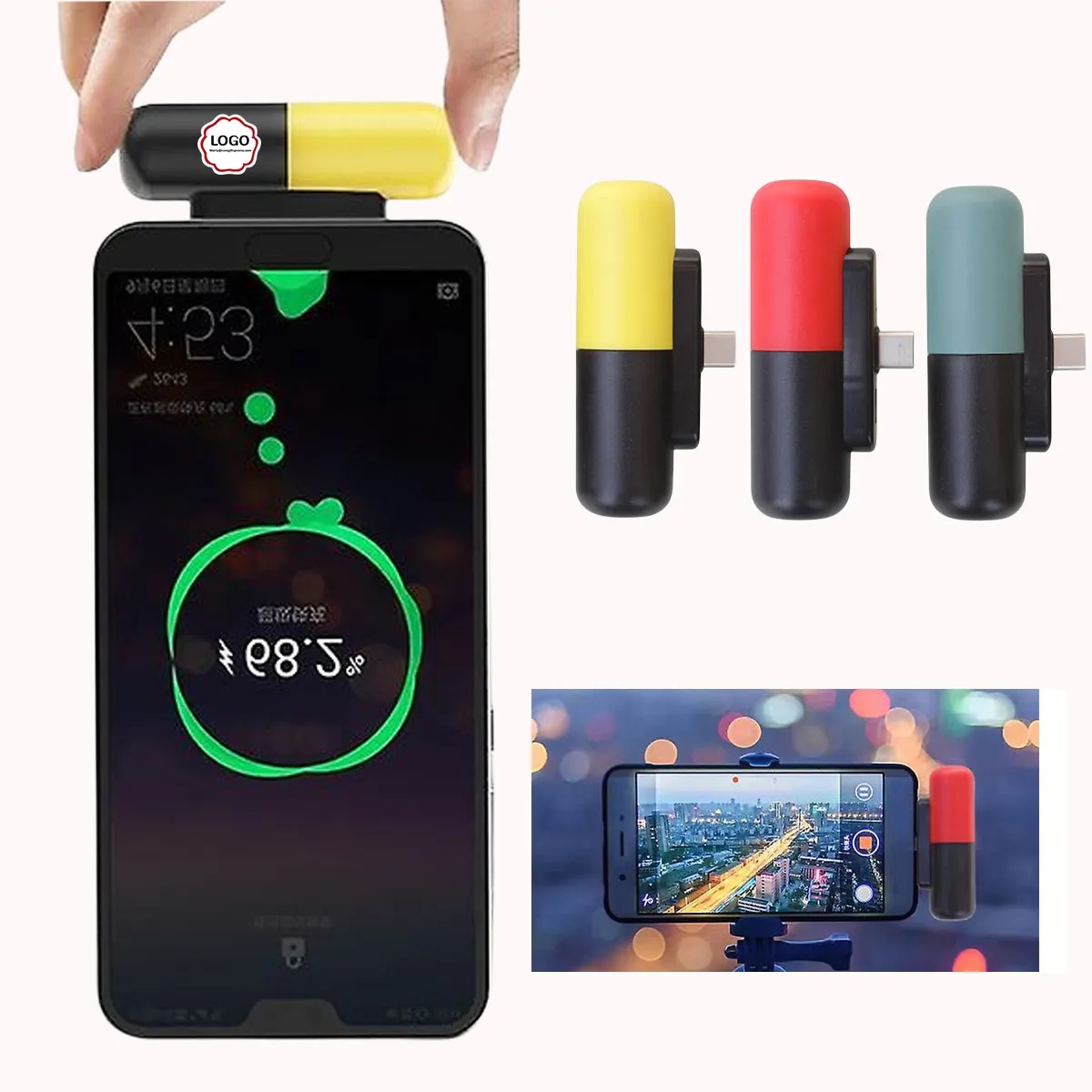 1200mAh Capsule Power Bank For Phone 3