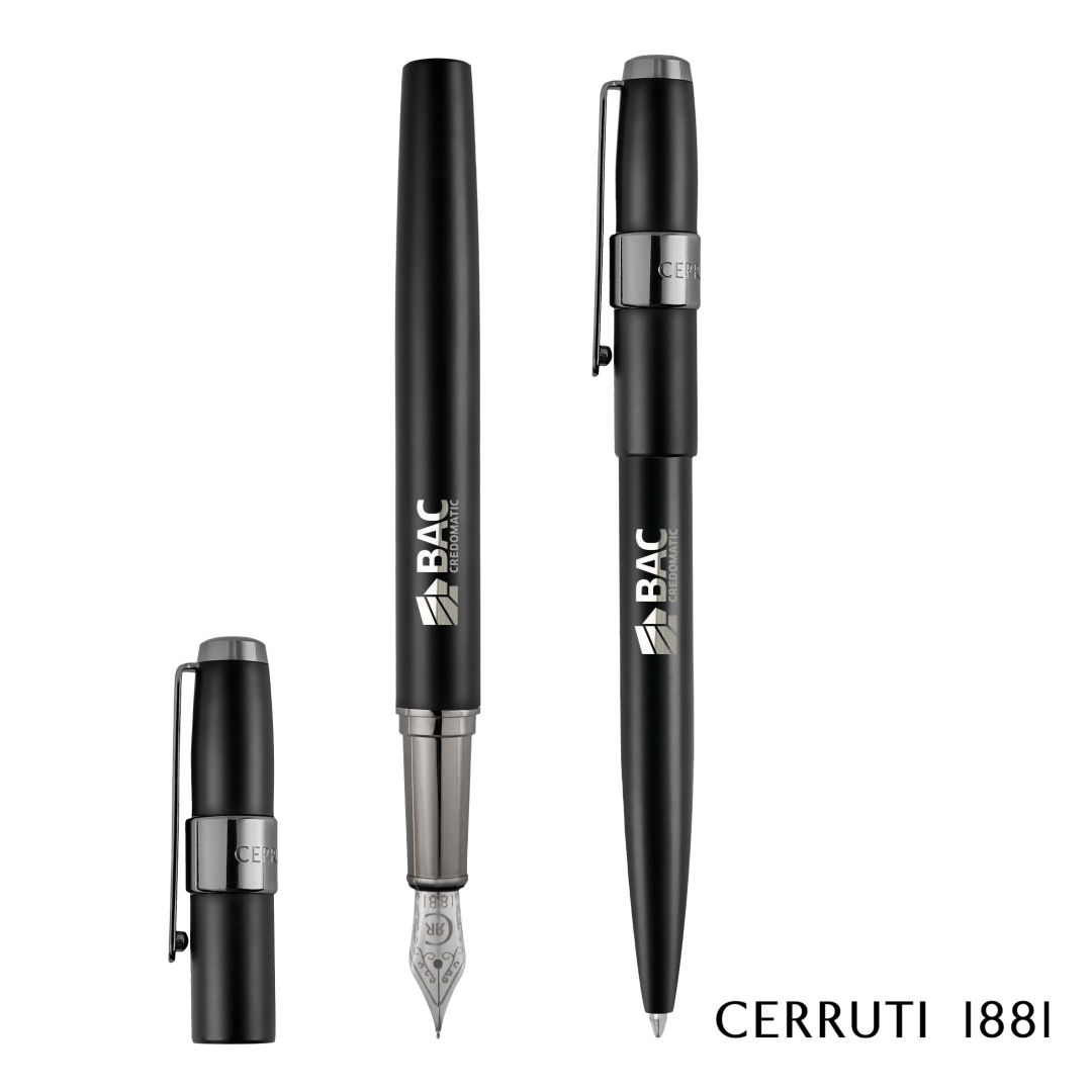 Cerruti 1881® Block Ballpoint Pen & Fountain Pen Gift Set 3