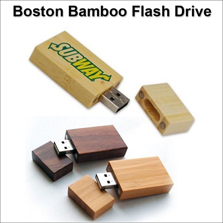 Boston Bamboo Flash Drive / USB - 8 GB