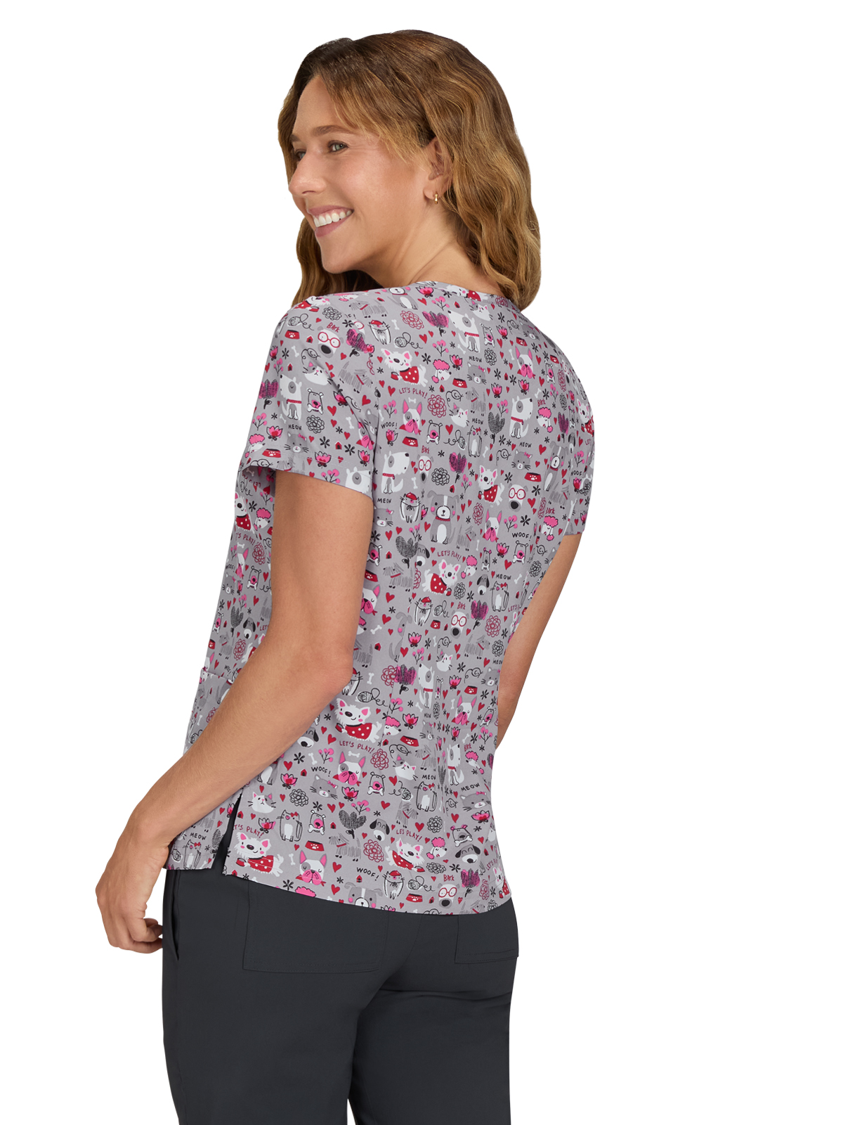 koi - Basics - Women's Two-Pocket Athletic-Inspired, Breathable Mesh Leslie Top 14