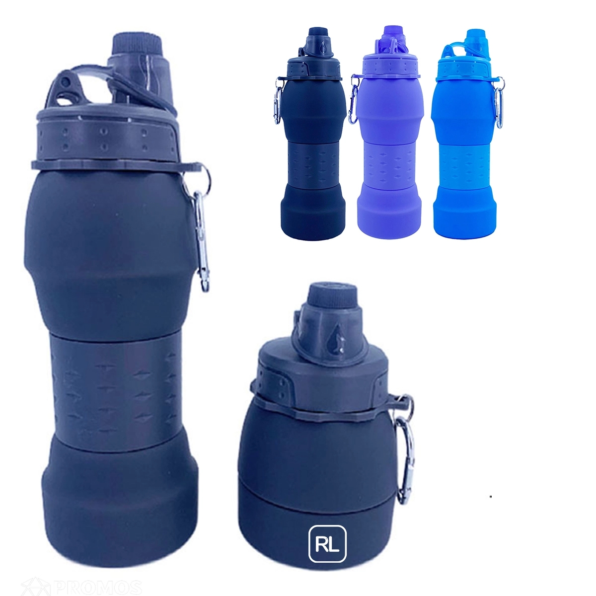 20 Oz Silicone Collapsible Water 2