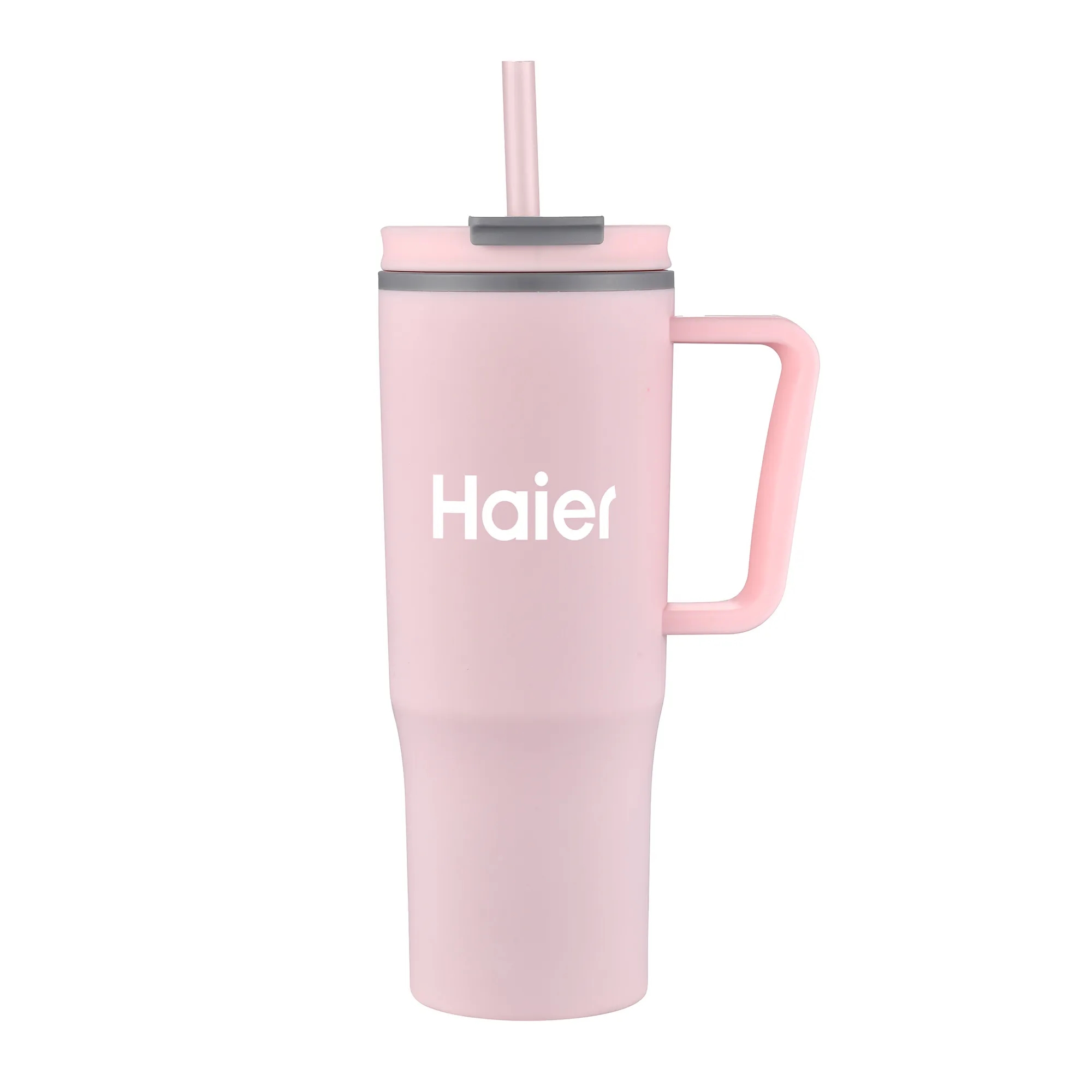 30oz. Double Wall Mug with Handle and Straw 10
