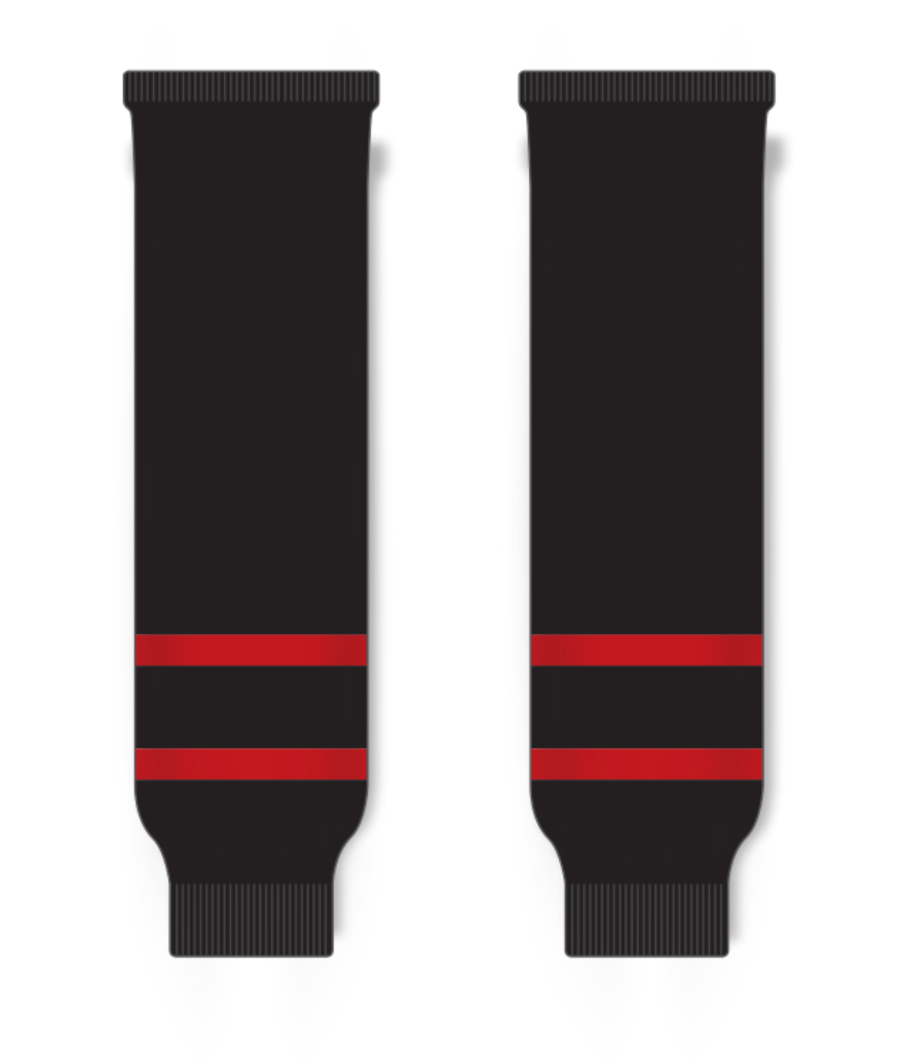Knitted Striped Hockey Socks HS630-G20 3