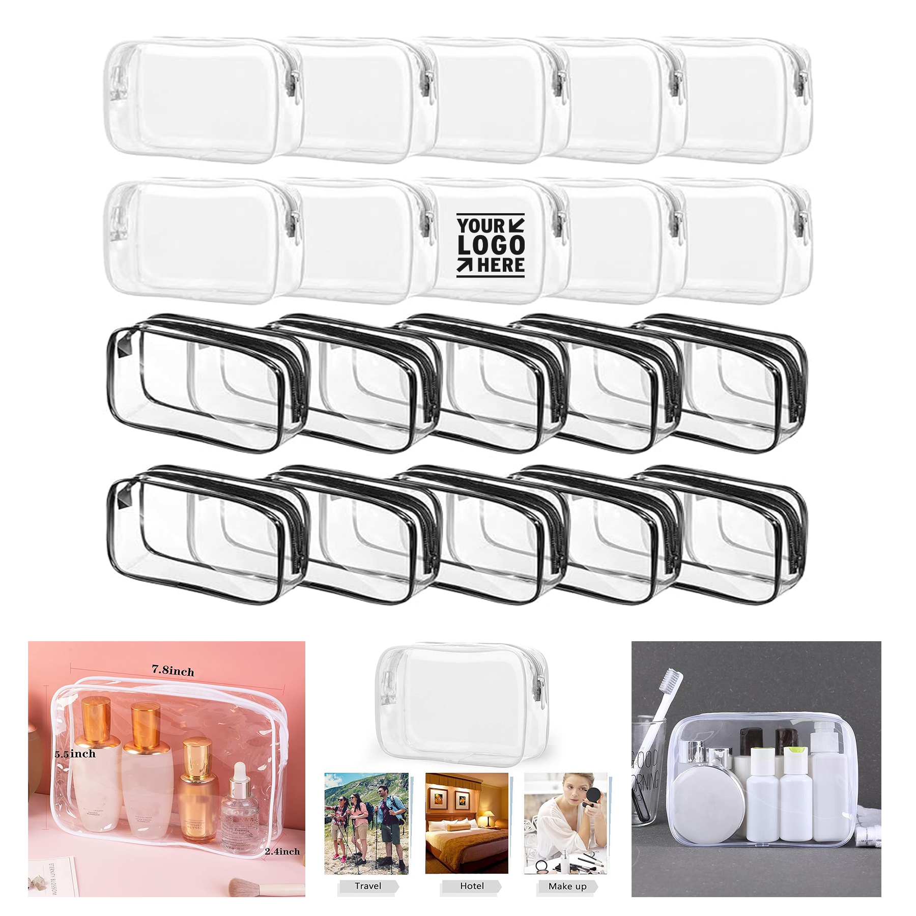Clear Cosmetics Bag