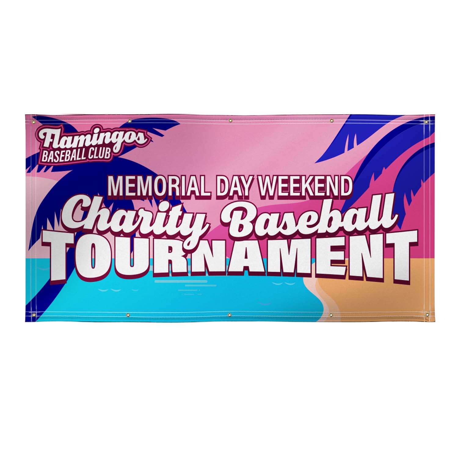 4' x 8' Nylon Banner Single-Sided