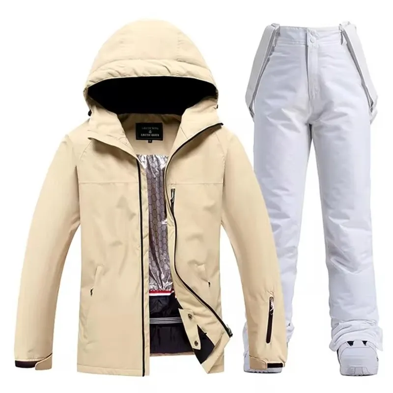 Waterproof Ski Suit Sets for Men and Women 4