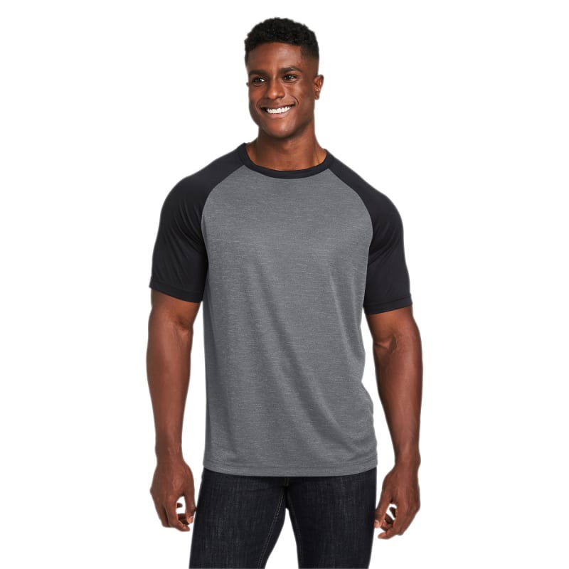 Team 365 Unisex Zone Colorblock Raglan T-Shirt 9